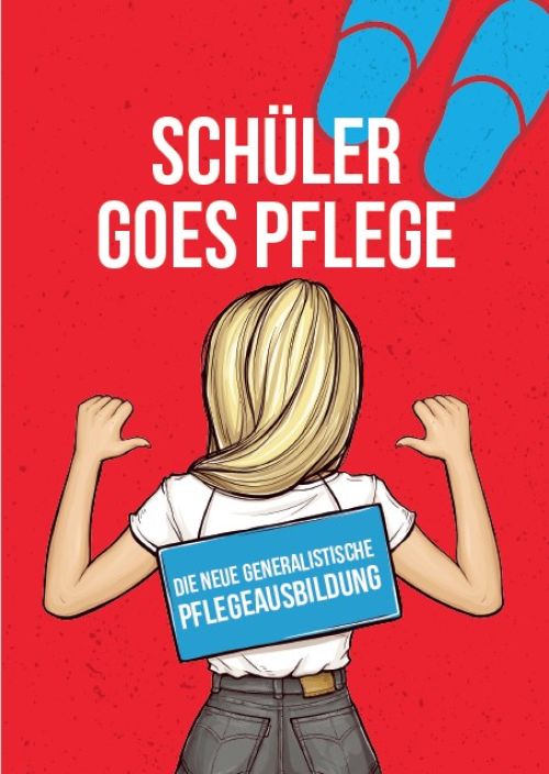 Schüler goes Pflege Deckblatt Broschüre